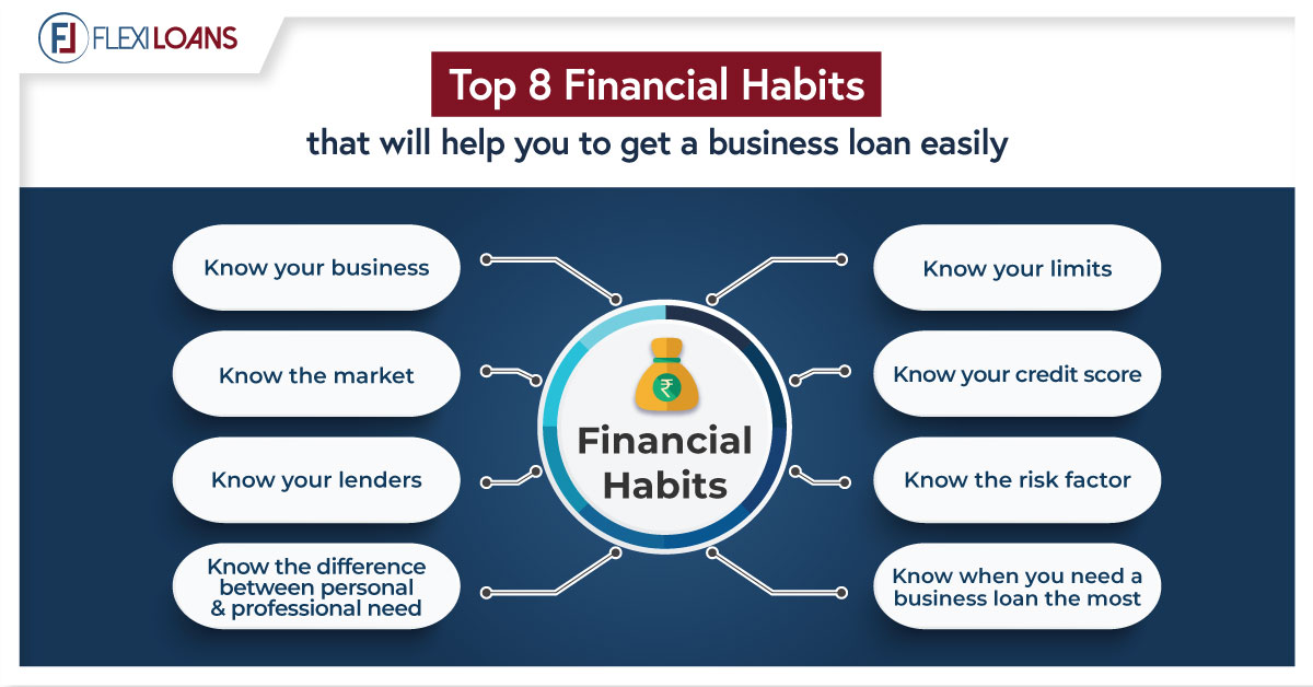TOP 8 FINANCIAL HABITS THAT WILL HELP YOU TO GET A BUSINESS LOAN EASILY