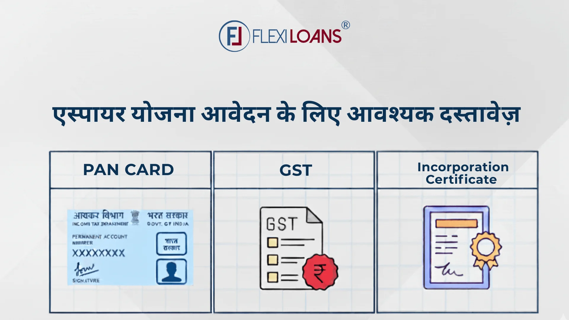 Aspire Scheme आवेदन के लिए आवश्यक दस्तावेज़